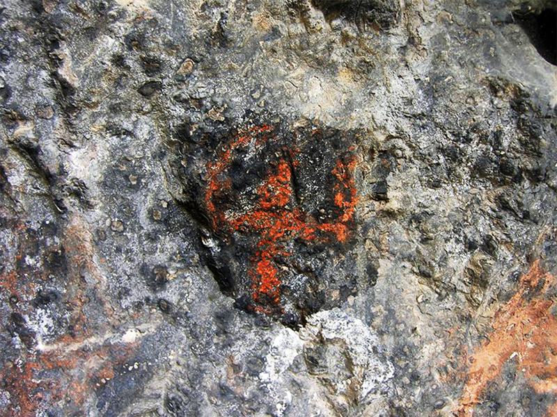 Le splendide pitture parietali e gli enigmatici graffiti delle Grotte di Valle Ividoro.